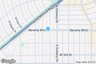 Map image of the property - 9160 Beverly Blvd