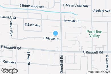Map image of the property - 3762 E Nicole St