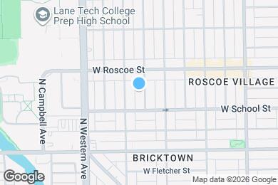 Map image of the property - 3326 N Bell Ave