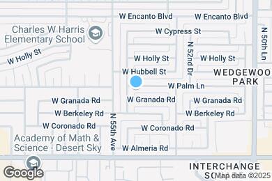 Map image of the property - 5417 W Palm Ln