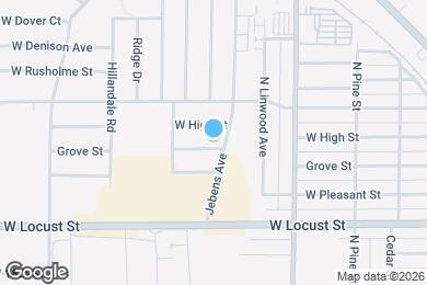 Map image of the property - 2710 Grove St