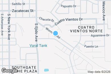 Map image of the property - 3330 La Terraza Wy