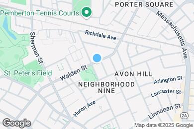 Map image of the property - 136 Walden St