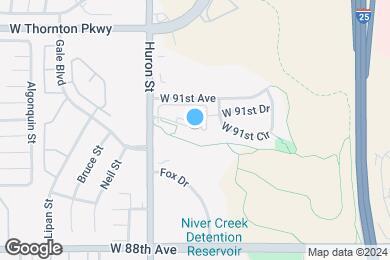 Map image of the property - North Creek Apartments