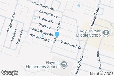Map image of the property - 3701 Cotton Patch Dr