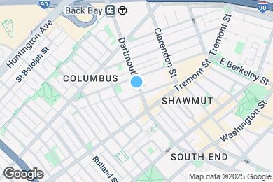 Map image of the property - 28 Dartmouth St