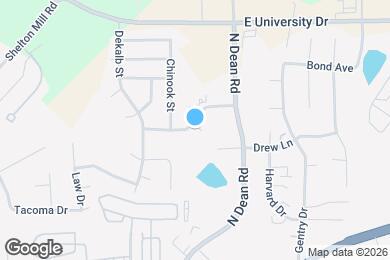 Map image of the property - Twin Forks Townhomes