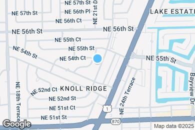 Map image of the property - 5451 NE 22nd Ave