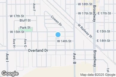 Map image of the property - 319 W 14th St