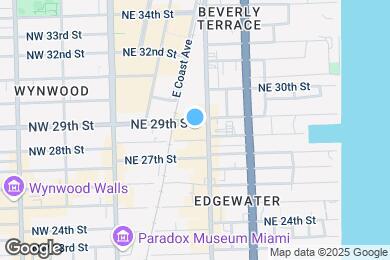 Map image of the property - 180 NE 29th St