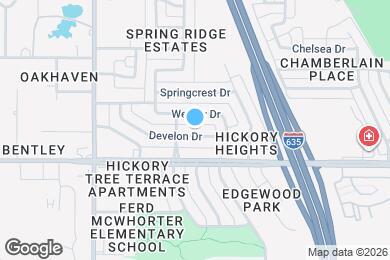 Map image of the property - 1415 Develon Dr