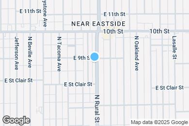 Map image of the property - 852 N Rural St