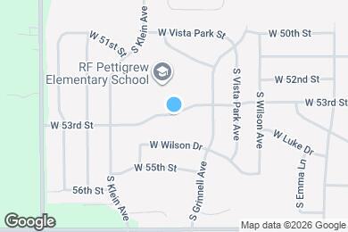 Map image of the property - 8016 W Vista Park St