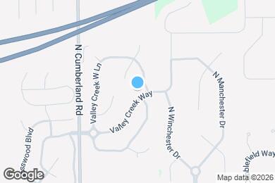 Map image of the property - 2342 Valley Creek Way