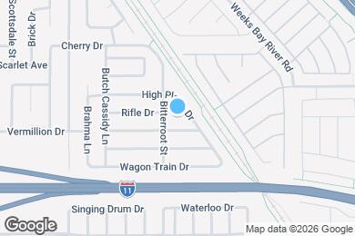 Map image of the property - 940 Rifle Dr