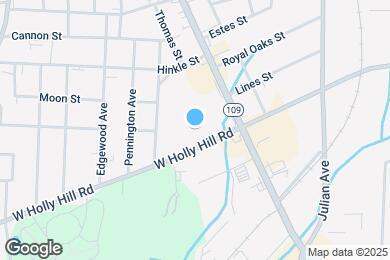 Map image of the property - Holly Hill Townhomes
