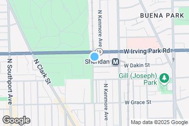 Map image of the property - 1050 W Dakin St