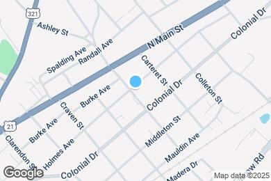 Map image of the property - 1301 Ashley St