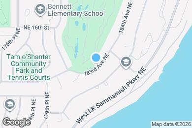 Map image of the property - 1333 183rd Ave NE