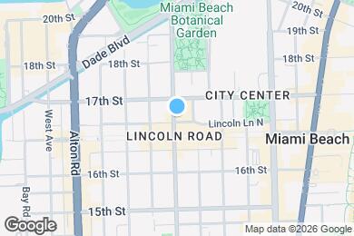 Map image of the property - 1669 Meridian Ave