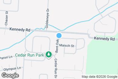 Map image of the property - 818 Bent Oak Dr