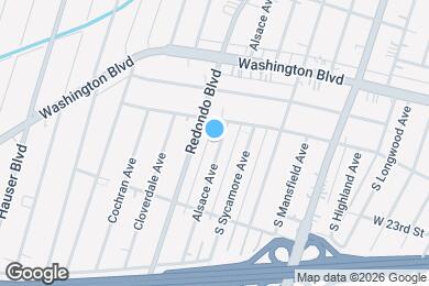 Map image of the property - 2123 Alsace Ave