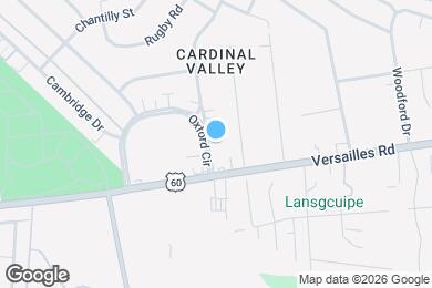 Map image of the property - Oxford Circle