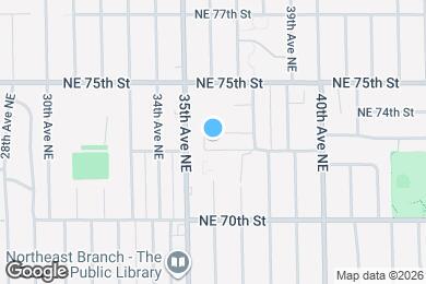 Map image of the property - 3601 NE 73rd Pl