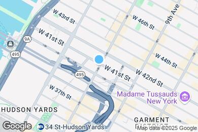 Map image of the property - 555 10th Ave