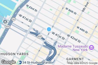 Map image of the property - 555 Tenth Avenue