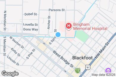 Map image of the property - 467 W Pacific St