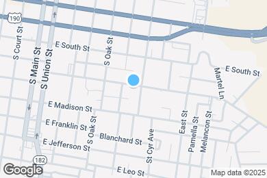 Map image of the property - 726 E Laurent St