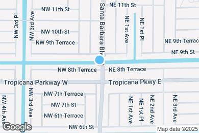 Map image of the property - 1 NW 8th Terrace