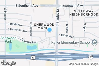 Map image of the property - 1129 E Hampton Cir