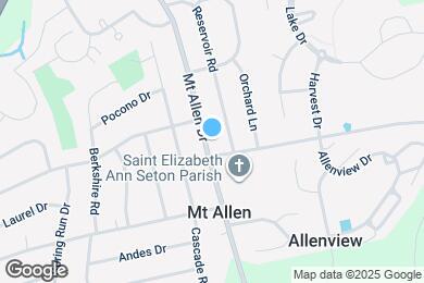 Map image of the property - 407 Mount Allen Drive