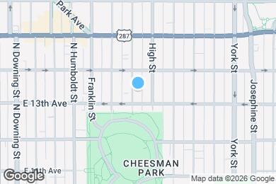 Map image of the property - 1332 N Williams St