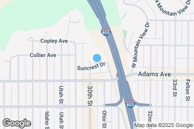 Map image of the property - 3030 Suncrest Dr