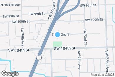 Map image of the property - 7564 SW 102nd St