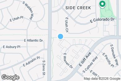 Map image of the property - 18929 E Warren Cir