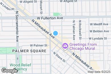 Map image of the property - 2733 W Belden Ave