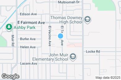 Map image of the property - 823 El Terino Ave