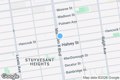 Map image of the property - 235 Malcolm X Blvd