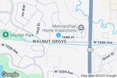 Map image of the property - 9320 W 104th Pl