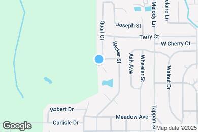 Map image of the property - 1749 Quail Ct