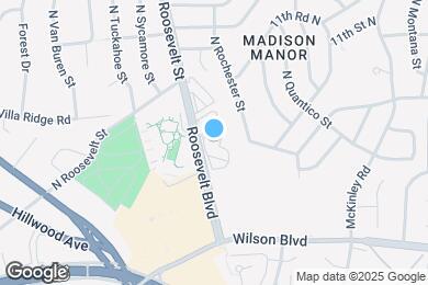 Map image of the property - Cortland at Falls Church