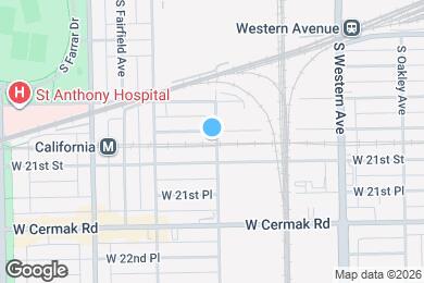 Map image of the property - 2010 S Rockwell St