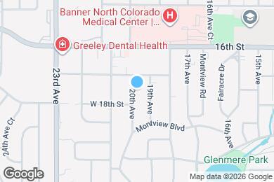 Map image of the property - 1720 20th Ave