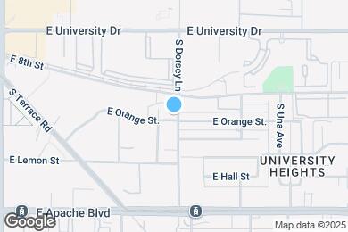 Map image of the property - 912 S Dorsey Ln