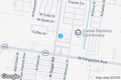 Map image of the property - 811 W Los Tesoros Dr