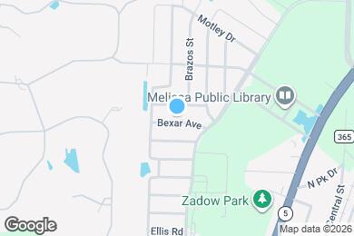 Map image of the property - 1114 Bexar Ave